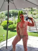 Femme chaude fontaine
